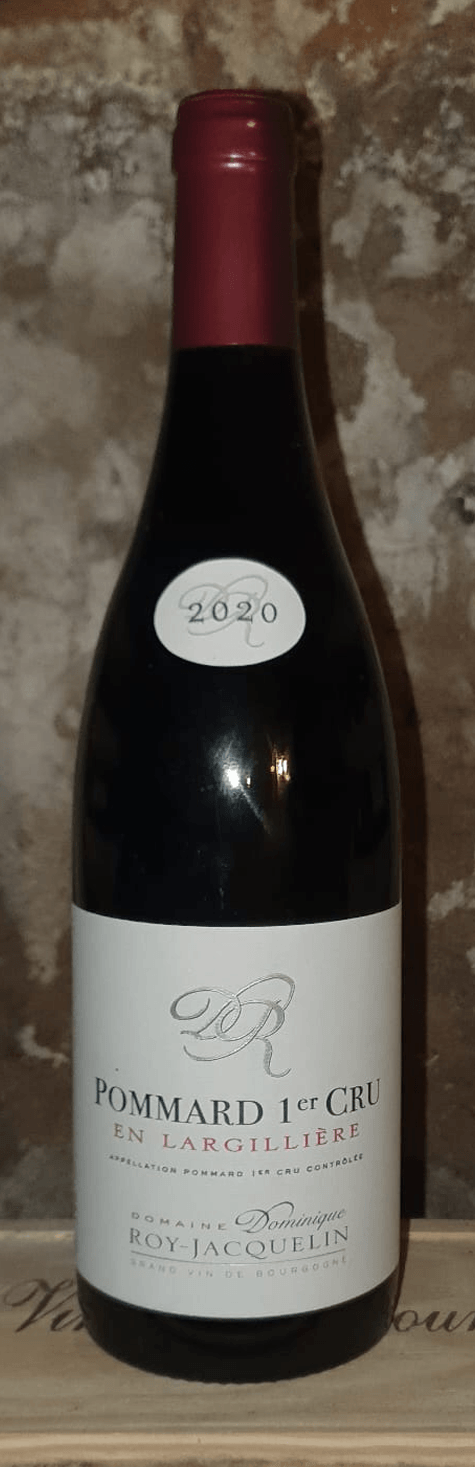 Bouteille de Pommard 1er Cru En Largillière, Domaine Roy-Jacquelin, vin rouge de Bourgogne