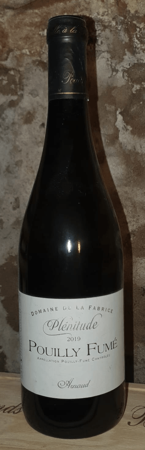 Bouteille de Pouilly-Fumé Plénitude, Domaine de la Fabrice, vin blanc de Loire